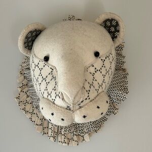 Fiona Walker England tattoos Lion wall head